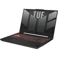 thumbnail image 3 of ASUS TUF Gaming A15 (2023) Gaming/Entertainment Laptop (AMD Ryzen 7 7735HS 8-Core, 15.6in 144Hz Full HD (1920x1080), GeForce RTX 4050, 64GB DDR5 4800MHz RAM, 2TB PCIe SSD, Backlit KB, Win 11 Pro), 3 of 7