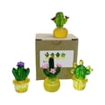 thumbnail image 2 of Desktop Decor Cactus Car Center Console Decoration Transparent Resin Crafts Computer Home Decoration, 2 of 3