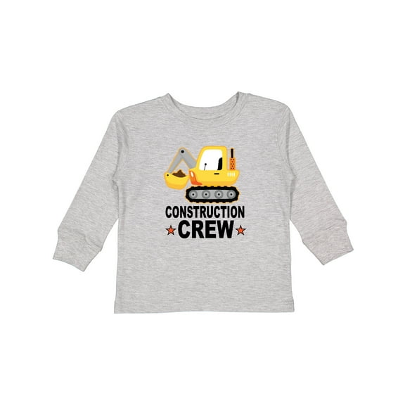 Inktastic Future Construction Worker Crew Boys Long Sleeve Toddler T-Shirt