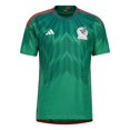 thumbnail image 1 of Camiseta adidas Mexico 22 Home Authentic para hombre, color verde, talla S, 1 of 8