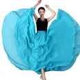 thumbnail image 4 of 720 Degree Chiffon Skirt Ballet Dance Women Long Skirts Dancer Practice Wear Stage Dance Skirt, 4 of 6