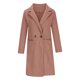 thumbnail image 4 of Chaquetas y abrigos casuales sin capucha de manga larga para mujer, de invierno, de color liso, de longitud media, con botones, para mujer, 4 of 6
