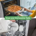thumbnail image 7 of Vesteel Baking Rack Set of 2, Stainless Steel Cooling Rack for Baking Cooking Roasting , 16.5" x 11.4" Grid Wire Rack Cookie Rack, Dishwasher Safe, 7 of 7