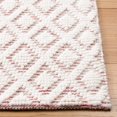 thumbnail image 4 of SAFAVIEH Vermont Thurstan Geometric Wool Area Rug, 3' x 5', Ivory/Red, 4 of 9