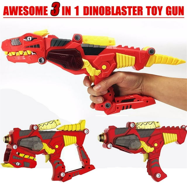 Transforming Dinosaur Toy Lights Sound 3 in 1 Charge Morpher Toy