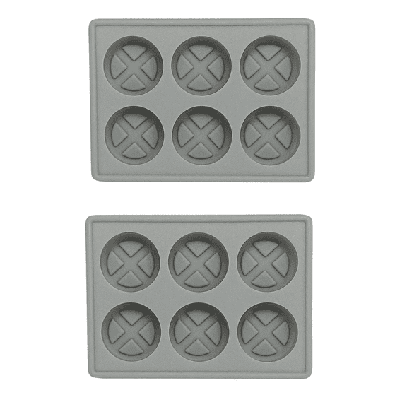 Marvel Ice Tray Silicone Molds - X Men Emblem 2 Pk