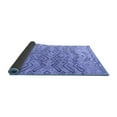 thumbnail image 2 of Ahgly Company Indoor Rectangle Solid Blue Modern Area Rugs, 5' x 8', 2 of 4