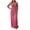 Pink, variant on Horkkom Backless Dresses for Women Sleeveless Solid Color Summer Dresses Flowy Casual Daily Maxi Dresses, S-2XL