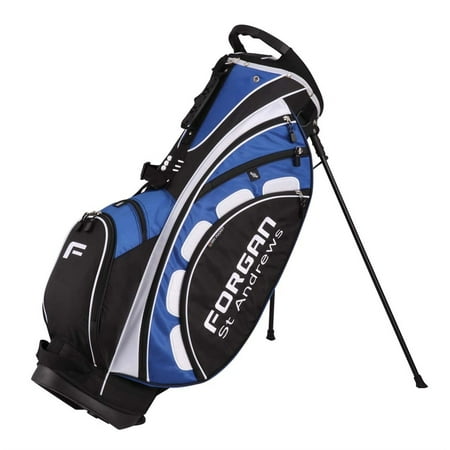 - FORGAN GOLF BLUE PRO ll DUAL SHOULDER STRAP STAND BAG