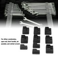 thumbnail image 4 of 10Pcs 24 Slots  Wrench Holders, ABS Adjustable Modular Wrench Storage Organizer Rack Tool for Offset Combination Open End Ratchet Short Wrenches, 4 of 7