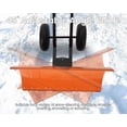 thumbnail image 4 of Ourlova Pelle à Neige pour Entrée – Chasse-Neige Robuste de 29 Pouces avec Lame Inclinée, Poignée à Hauteur Réglable et Roues en Caoutchouc pour un Déneigement Efficace, 4 of 8
