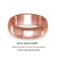 thumbnail image 2 of Solid Copper Therapy Ring Band for Men & Women, Uncoated Pure Copper, Naturally Support Immune System; Trace Mineral, Natural Relief of Arthritis, Joint Pain, Carpal Tunnel; 6mm, Size 8, 2 of 10