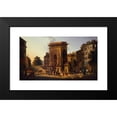 thumbnail image 2 of Alexandre Pau de Saint-Martin 18x12 Black Modern Framed Museum Art Print Titled - The Porte Saint-Denis, 2Nd Arrondissement. (1810-1830), 2 of 5