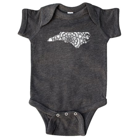 

Inktastic North Carolina Silhouette Mandala Gift Baby Boy or Baby Girl Bodysuit