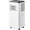 White with Black Top, variant on JoanKaren 8000 BTU Portable Air Conditioner,Portable Quiet 3-in-1 AC Unit,Cools Rooms Up to 350 Sq.Ft,24H Timer,Remote Control,Window Kit,White