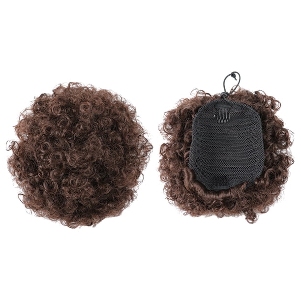 Qarigey Up Wraps pelo sintético fácil de usar con estilo peinados Afro extensión Afro Bun para cabello Natural Cuidado del cabello P9 4