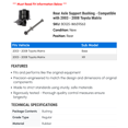 thumbnail image 2 of Rear Axle Support Bushing - Compatible with 2003 - 2008 Toyota Matrix 2004 2005 2006 2007, 2 of 2