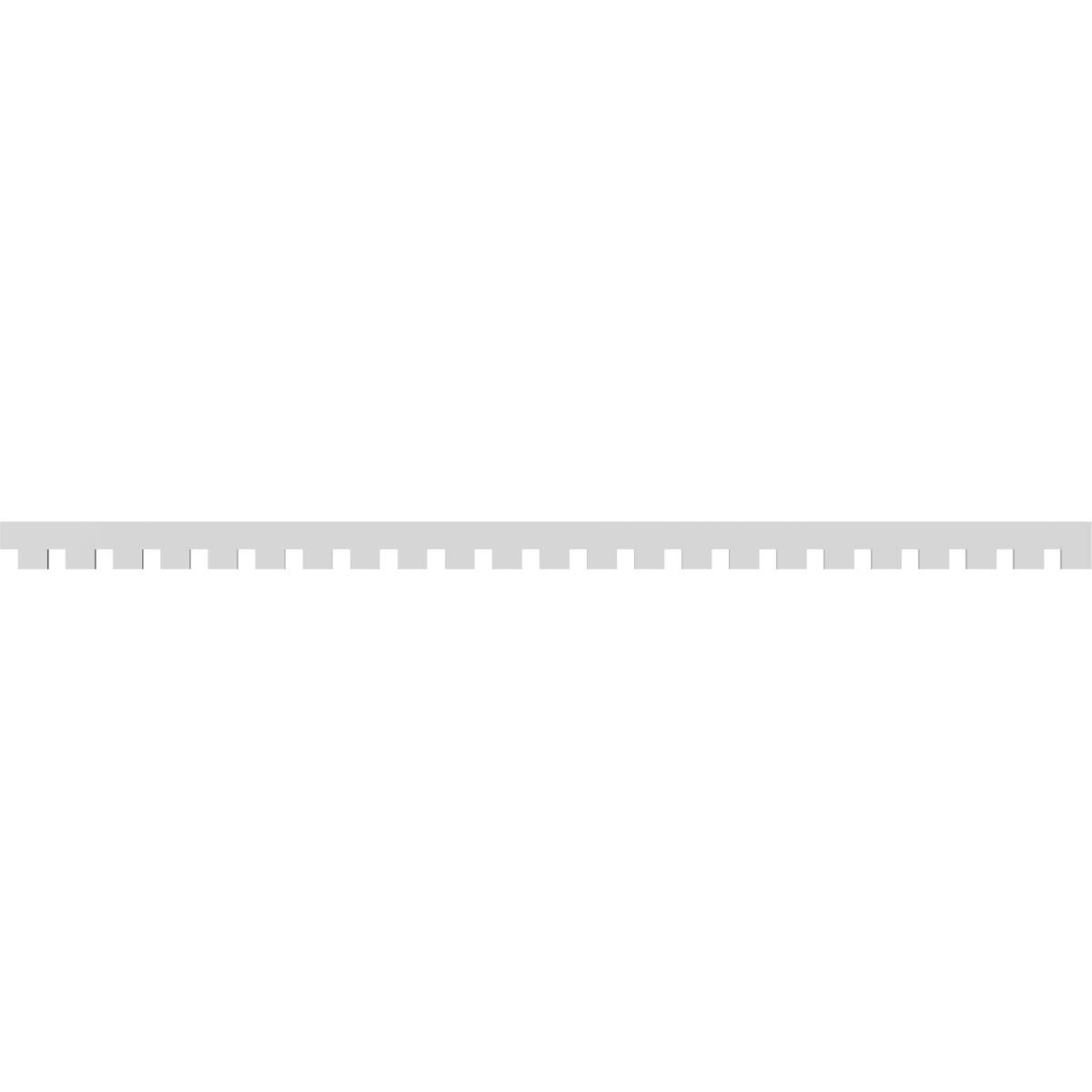 4"H x 1"P x 92"L Wilson Architectural Grade PVC Dentil Trim