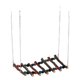 thumbnail image 2 of Puente colgante de columpio para loros, cuentas coloridas, escalera de madera para escalar, juguete para pajarito, loro, cuentas dobles, séptimo orden, 2 of 14