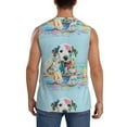 thumbnail image 4 of Pofeuu A Funny Little Dalmatian Puppy Print Men's Muscle T-Shirt, Sleeveless, Muscle Tank, Classic Muscle Tee Top For Men Casual Sleeveless Muscle T-Shirt Trendy Clothes-Large, 4 of 7