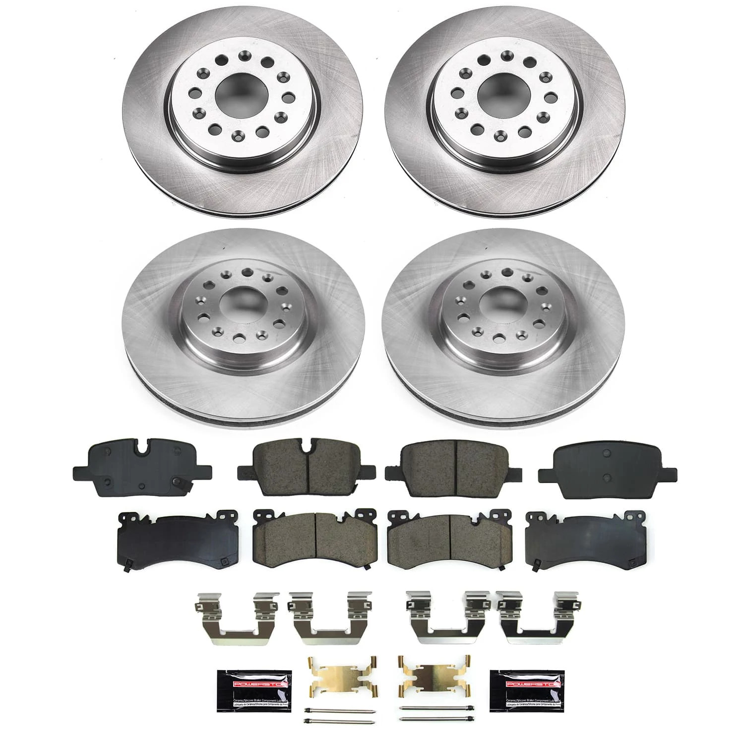 PowerStop Front and Rear Stock Replacement Brake Pad and Rotor Kit Fits: CADILLAC Select Models KOE9092