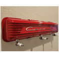 thumbnail image 4 of Vintage Valve Cover Wall Shelf Vintage Script Valve Cover Rack Man Cave Clothes and Hats Key Storage Rack, 4 of 6