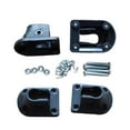 thumbnail image 2 of YWMJZEU 4Pcs Folding Lap Desk Leg Brackets, Foldable Laptop Table Leg Connector, Folding With Screws, 2 of 9
