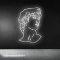 thumbnail image 2 of Glowneon David Greek Mythology Neon Sign, David Greek Led Light, Handmade David Greek Neon, 2 of 4