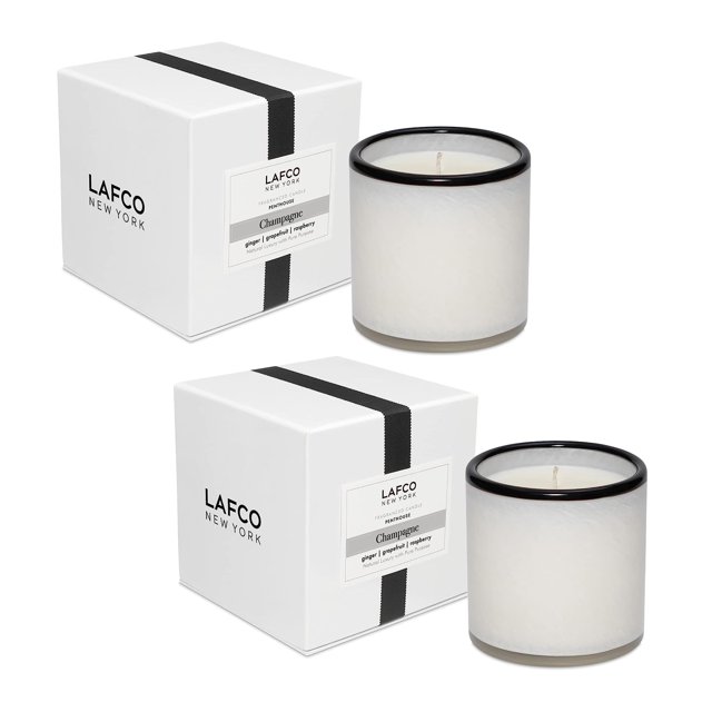 Candle LAFCO New York Champán, 6.5 onzas, paquete de 2