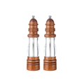 thumbnail image 1 of Molinillo De Pimienta Acrílico Salero Y Pimentero Molinillo Doméstico Juego Sal De Boca Grande Molinillo De Madera Herramienta De Cocina Con Núcleo De Molienda Ajustable 2 Piezas 2 Piezas Speravity HA014056-00, 1 of 7
