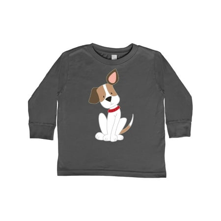 

Inktastic Dog with ear up Gift Toddler Boy or Toddler Girl Long Sleeve T-Shirt