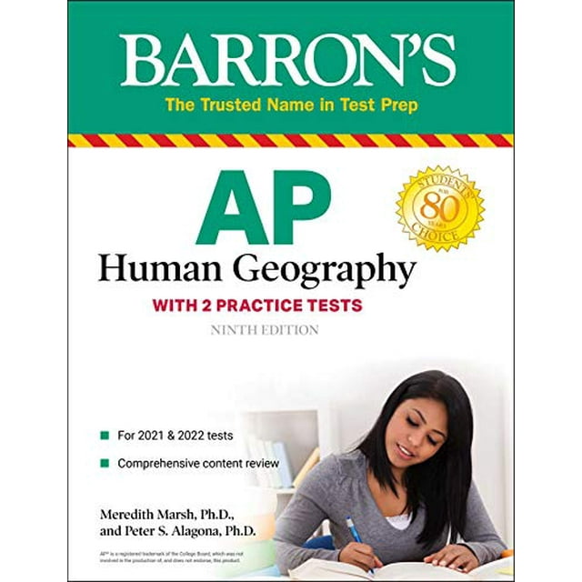AP Human Geography: with 3 Practice Tests (Barron's Test Prep)