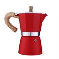 thumbnail image 1 of Bewildely Cafetera Cafetera de aluminio Olla para el hogar Accesorio de cocina Juegos de servir café y té Rojo 300ml Bewildely HA002820-02B, 1 of 1