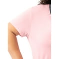 thumbnail image 6 of Fruit of the Loom Women's Soft & Breathable V-Neck Short Sleeve Top & Pajama Pant Set, Sizes S-4X, 6 of 10