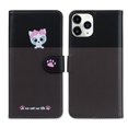 thumbnail image 2 of Compatible avec iPhone 11 Pro Max Étui Portefeuille Motif Animaux Mignons avec Fentes pour Cartes Couverture Rabattable, 2 of 5