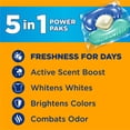 thumbnail image 3 of ARM & HAMMER Clean Burst 5-in-1 Laundry Detergent Power Paks, Powerfully Clean, Clean Burst Scent, 42 Count, 3 of 15