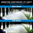 thumbnail image 3 of 6000K White LED Headlight Bulbs + Foglighs Combo Kit For Ford F250 F350 F450 F550 Super Duty 2005-2022, 3 of 12