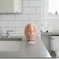 thumbnail image 2 of Realistic Nose Shape Wall-Mounted Soap Dispenser,Manual Soap Dispenser Kitchen Bathroom,Wall-Mounted Silicone Squeeze Dispenser, Refillable Liquid Pump for Bathroom & Kitchen, 2 of 7