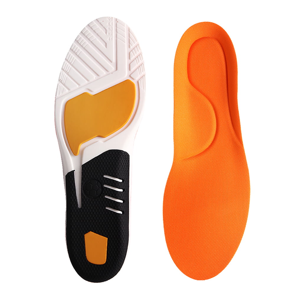 Unisex Orthotic Arch Support Shock Absorption Breathable Sports Athletic Insoles 