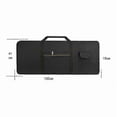 thumbnail image 2 of Portable 61 Key Electronic Piano Keyboard Gig Bag Carrying Bag Storage Holder Case 600D Cloth, 2 of 5