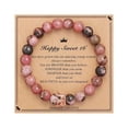 thumbnail image 1 of Fiudx Decoración del hogar Pulsera con colgante de amor Pulsera con cuentas y tarjeta de regalo de Navidad, 1 of 1