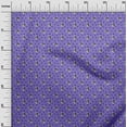 thumbnail image 3 of oneOone Polyester Spandex Medium Purple Fabric Bull Fabric For Sewing Printed Craft Fabric By The Yard 56 Inch Wide, 3 of 5