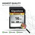 thumbnail image 7 of Gigastone 16GB 2-Pack SD Card V10 SDHC Memory Card High Speed Full HD Video Compatible with Canon Nikon Sony Pentax Kodak Olympus Panasonic Digital Camera - SD-16-2-2PK, 7 of 7