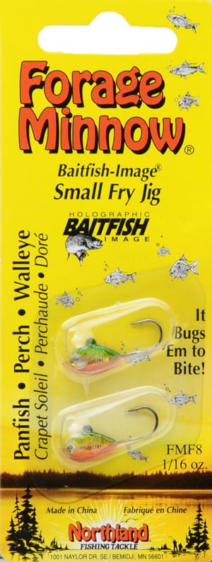 Northland Tackle Forage Minnow Small Fry Jig Hook 1/16-BRAND NEW-SHIPS N 24 HRS 