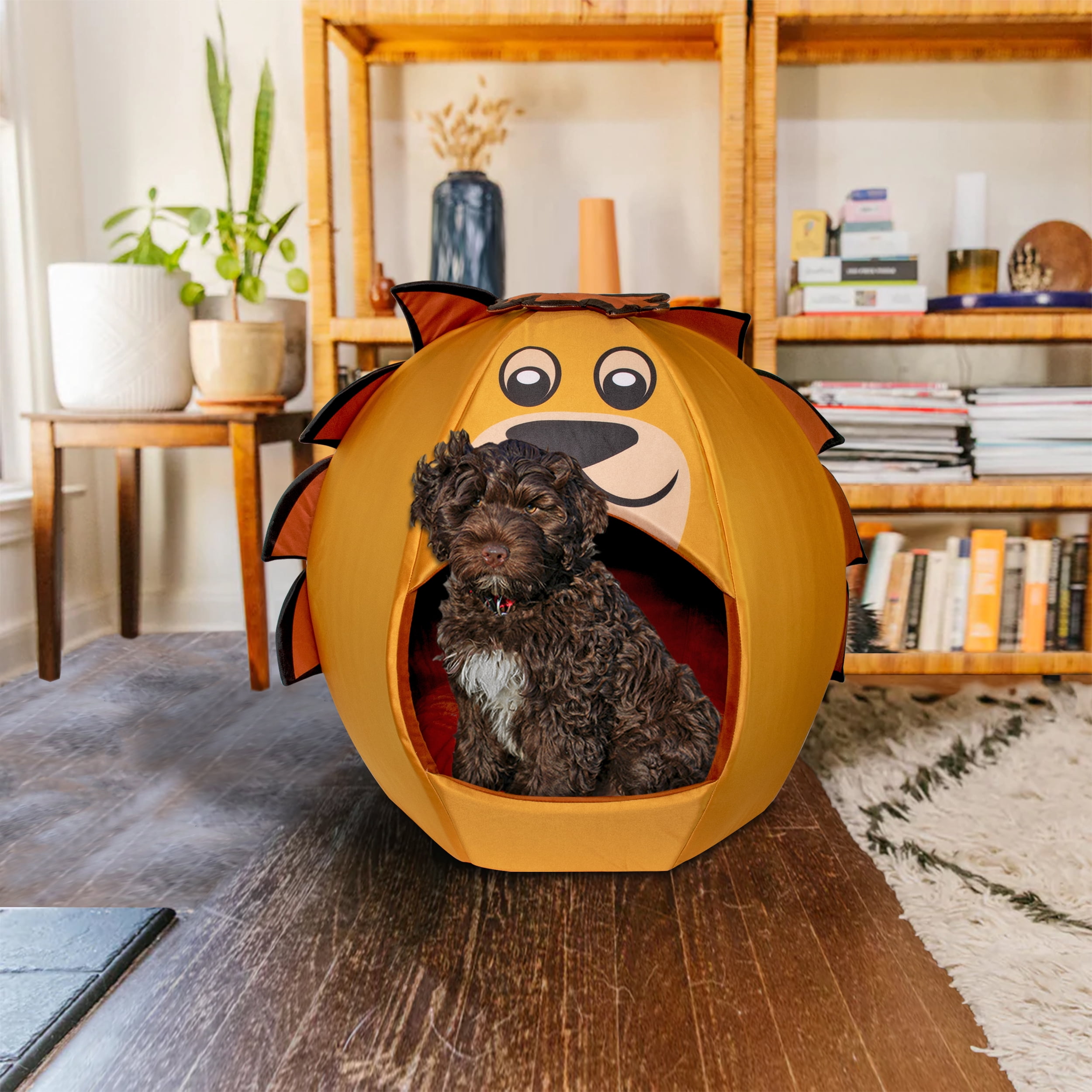 Maccabi Art Lion- Igloo Pet Bed for Dogs, Cats - Medium