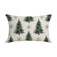 thumbnail image 2 of Tyidzon Christmas Pillow Covers 12 x 20 inch Xmas Tree Decorative Throw Pillow Covers, Soft Pillowcases Cushion Case for Couch Holiday Party Decor, 2 of 8