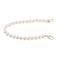 thumbnail image 4 of Pearl Beads Bag Strap, 40cm Artificail Pearl Handle Chain with Alloy Clasp, Multifunctional Pearl Short Handle Strap Replacement for Purses Handbags Wallets, 4 of 7