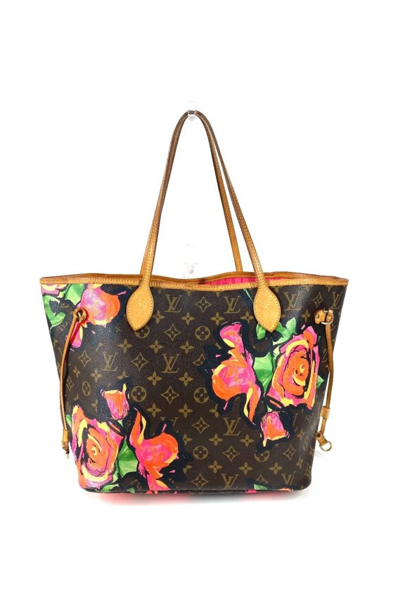 Pre-Owned LOUIS VUITTON Louis Vuitton M48613 Monogram Rose Neverfull MM Shoulder Bag Tote...
