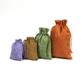 thumbnail image 6 of 10Pcs/Lot Drawstring Natural Burlap Bag Jute Gift Bags Multi Size Jewelry Packaging Wedding Bags with Candy Bag Wholesales Black 10X14CM, 6 of 6