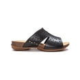 thumbnail image 2 of Propet Womens Fionna Leather Perforated Footbed Sandals, 2 of 3